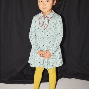 NWOT Misha & Puff Mint Green Dog Print Top